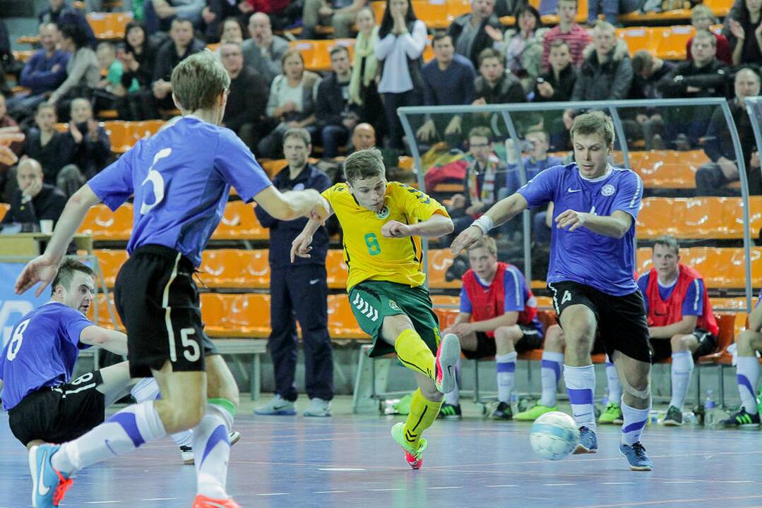 Salės futbolas: Lietuva - Estija