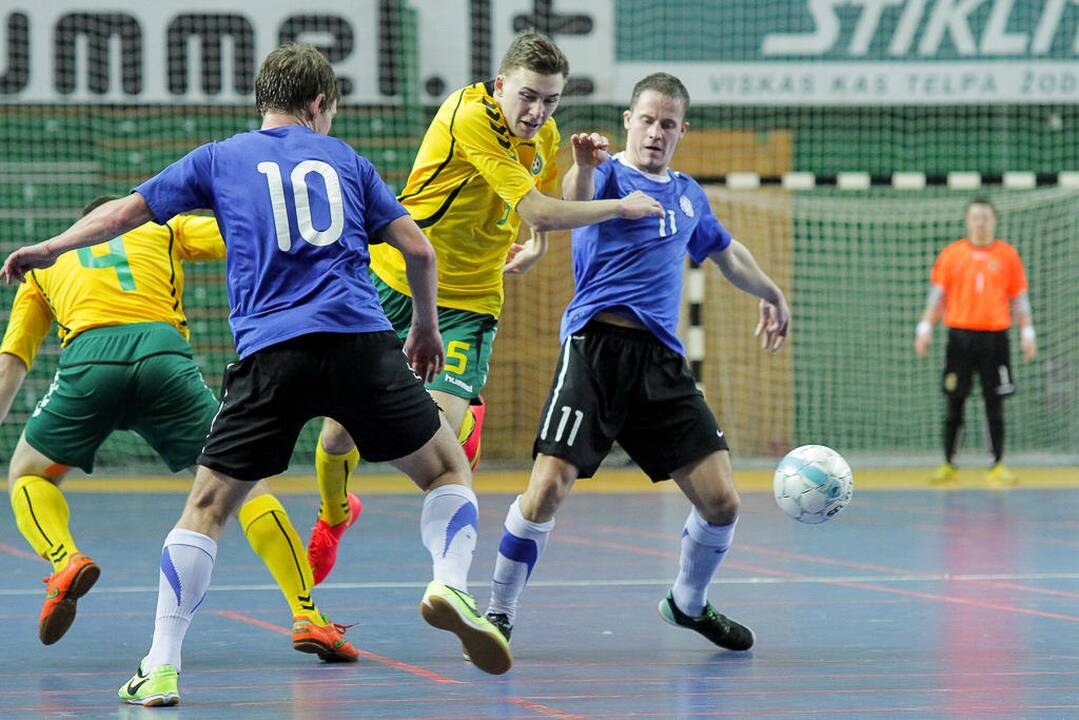 Salės futbolas: Lietuva - Estija