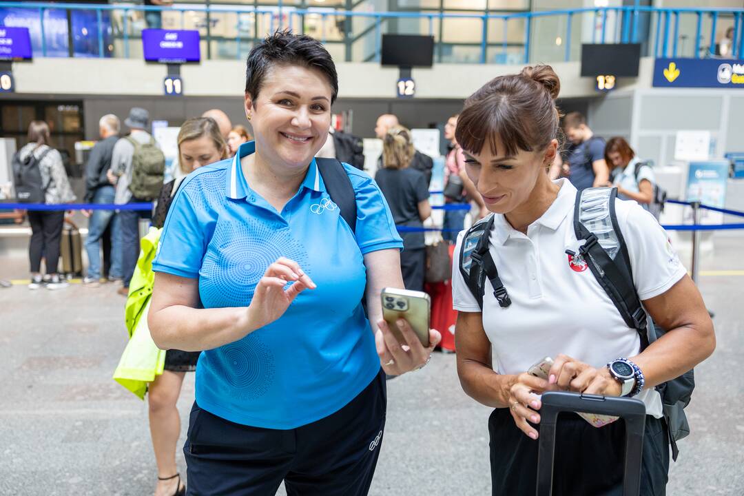 Į Paryžių išskrido pirmieji Lietuvos olimpiečiai