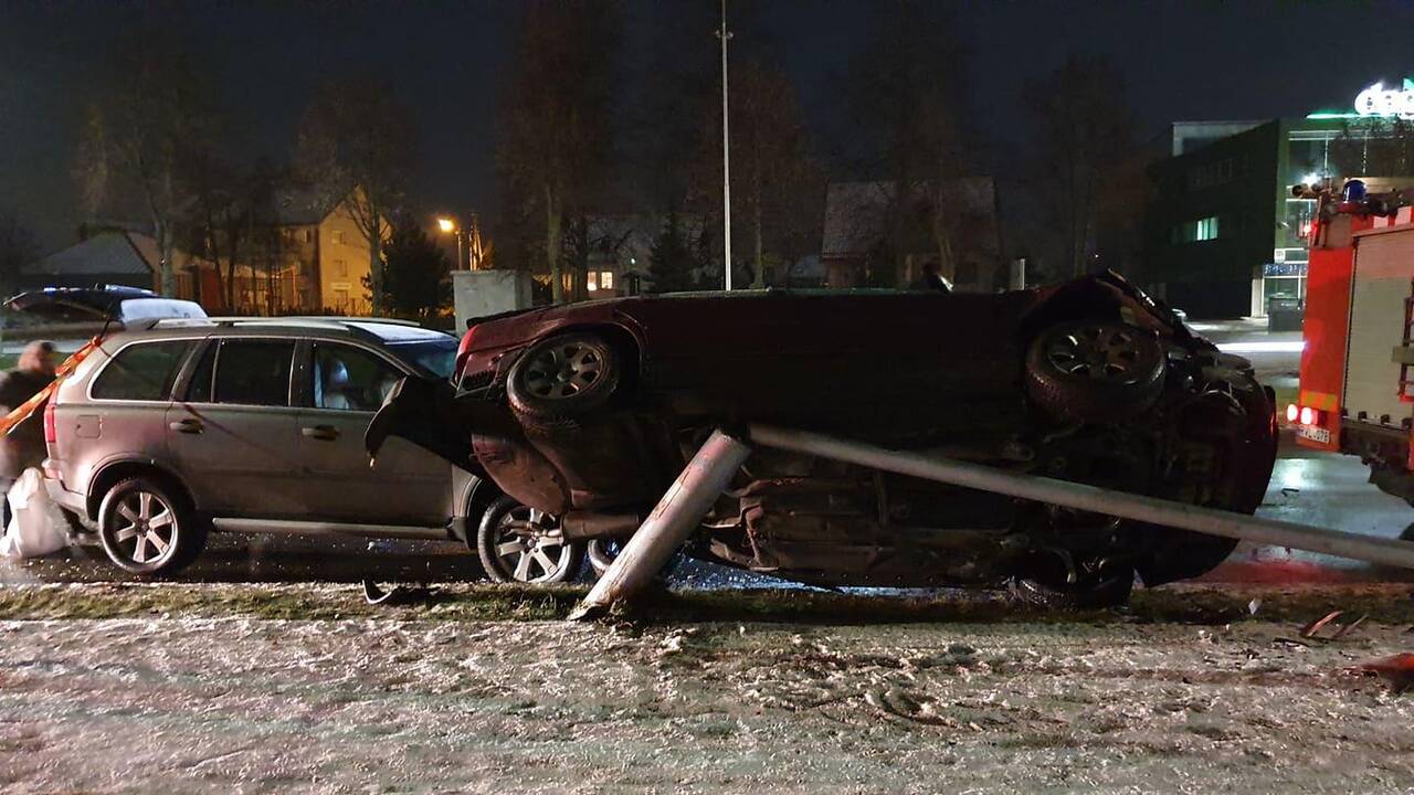 Neblaivaus vairuotojo sukelta avarija Šiaurės prospekte