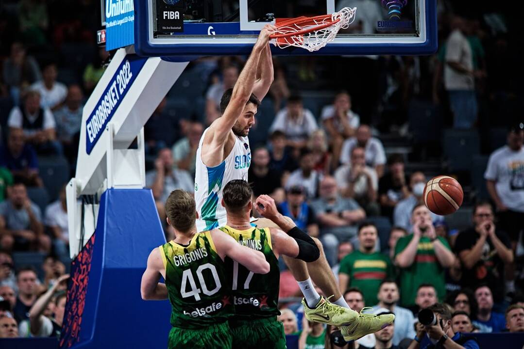 Europos krepšinio čempionatas: Lietuva – Slovėnija 85:92