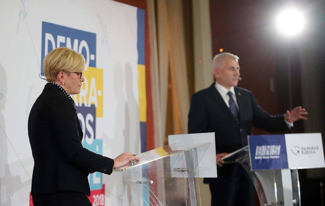 I. Šimonytės ir V. Ušacko rinkimų debatai