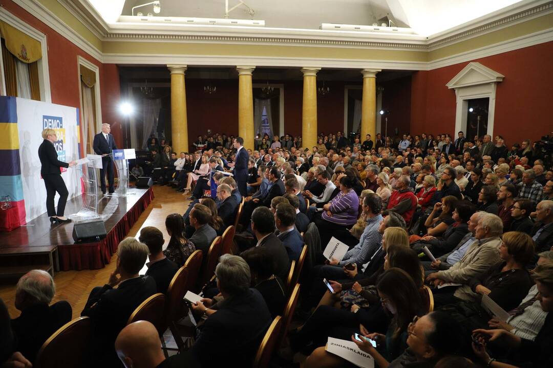 I. Šimonytės ir V. Ušacko rinkimų debatai