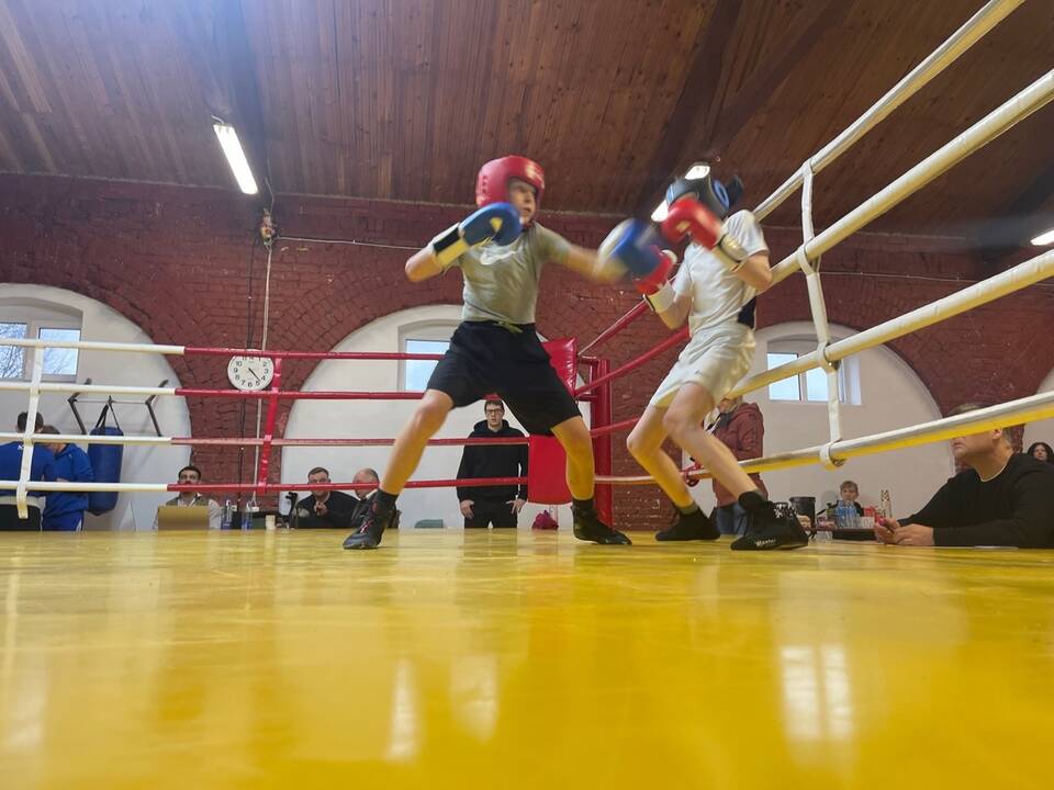 Varžovai: „Semipro“ lygos turnyre kovojo olimpinių svorio kategorijų boksininkai.
