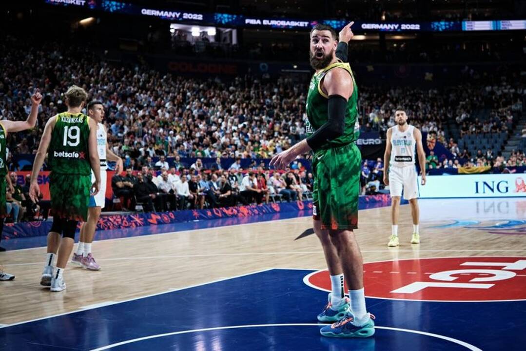 Europos krepšinio čempionatas: Lietuva – Slovėnija 85:92