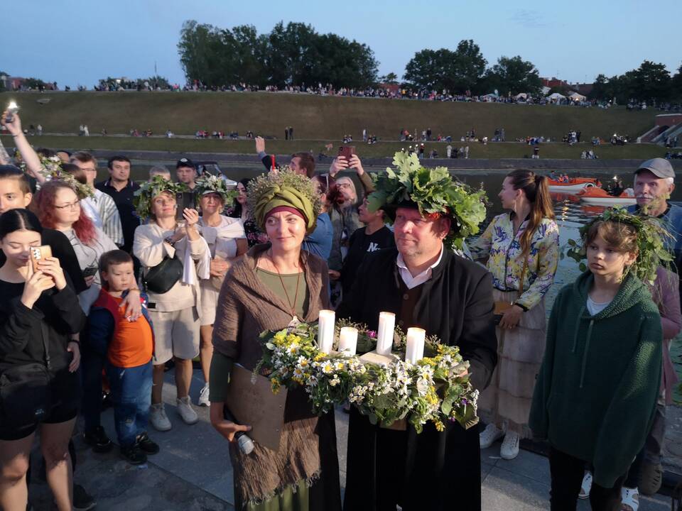Klaipėdoje šurmuliuoja Joninių šventė
