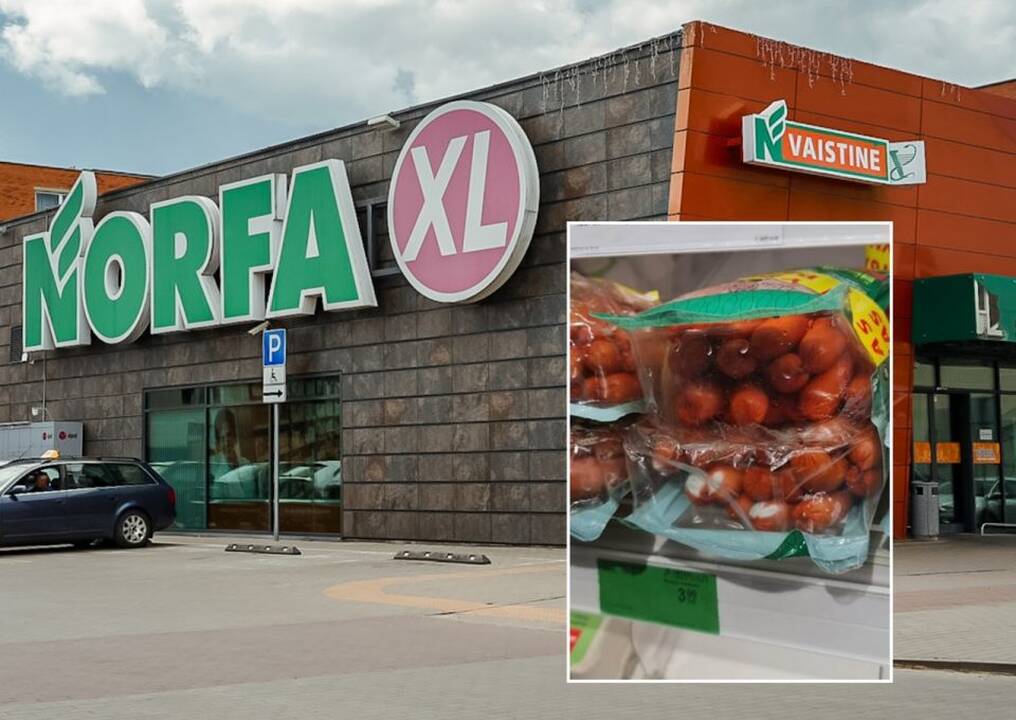 „Norfoje“ – šokiruojantis vaizdas: supelijusios mėsos dešrelės  