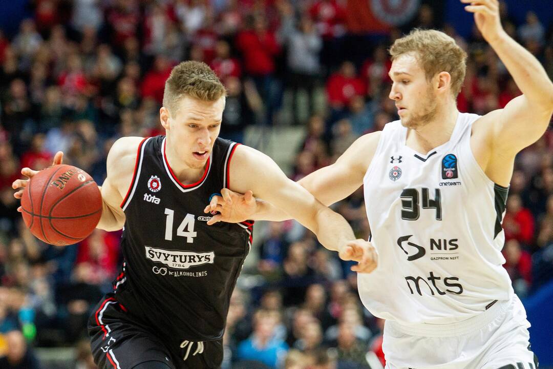 Europos taurė: „Rytas“ – „Partizan“ 80:74