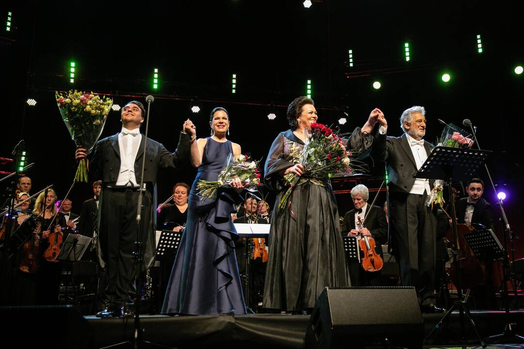 Operos karaliaus Placido Domingo koncertas Kaune
