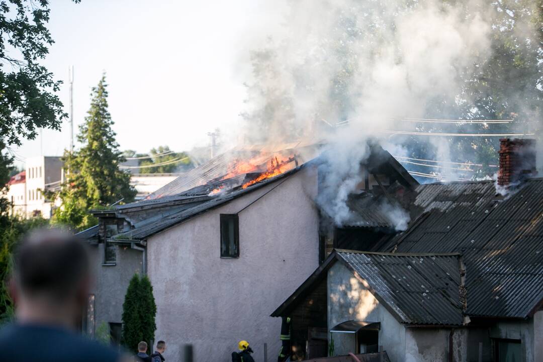 Tragiškas gaisras Sodų gatvėje