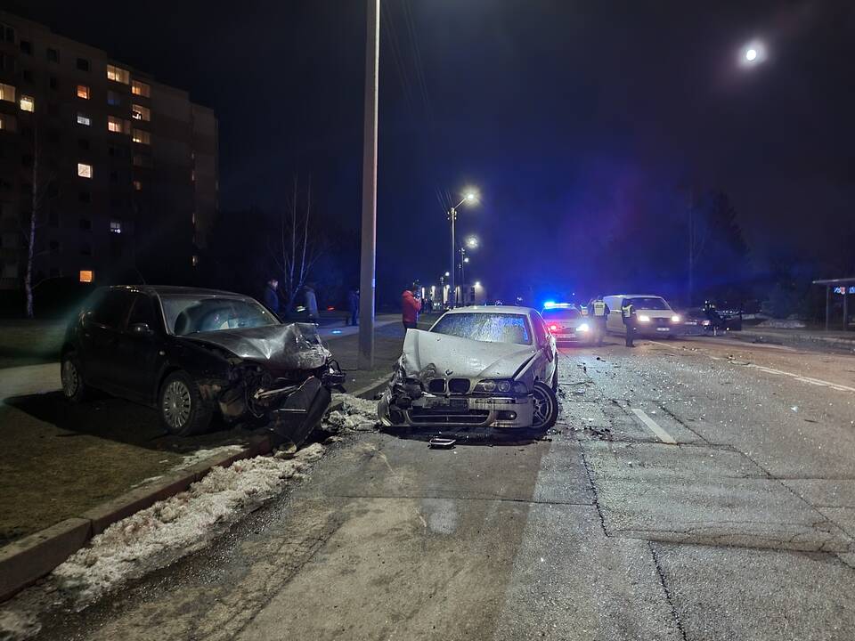 Stipri avarija Baltijos gatvėje