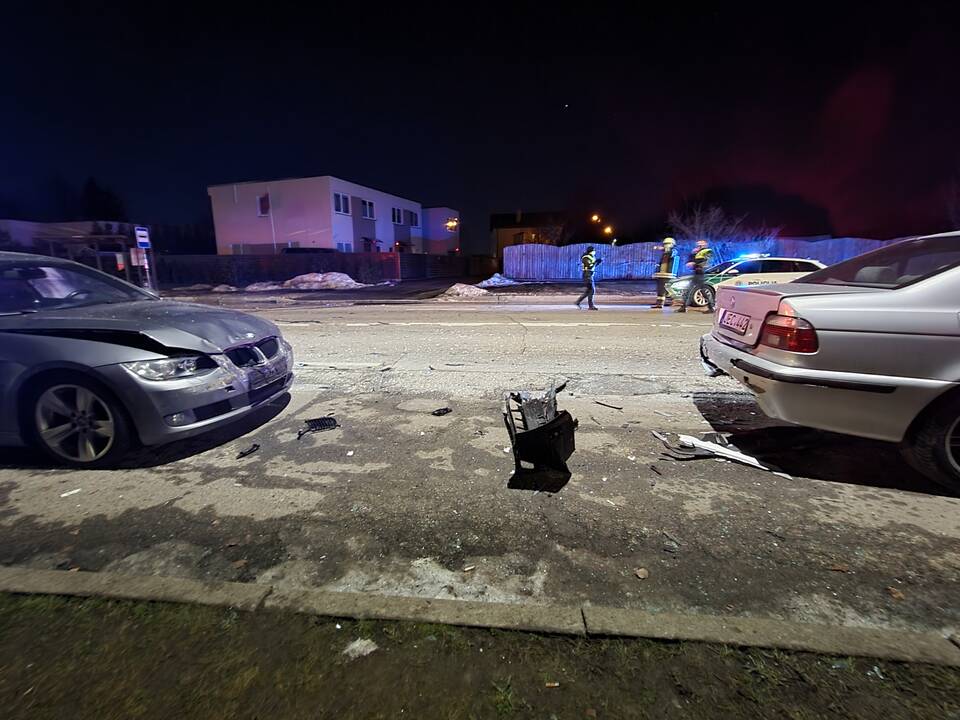Stipri avarija Baltijos gatvėje