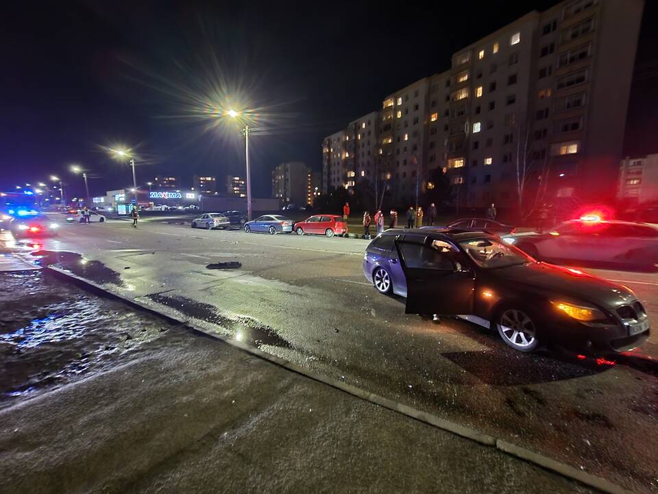 Stipri avarija Baltijos gatvėje