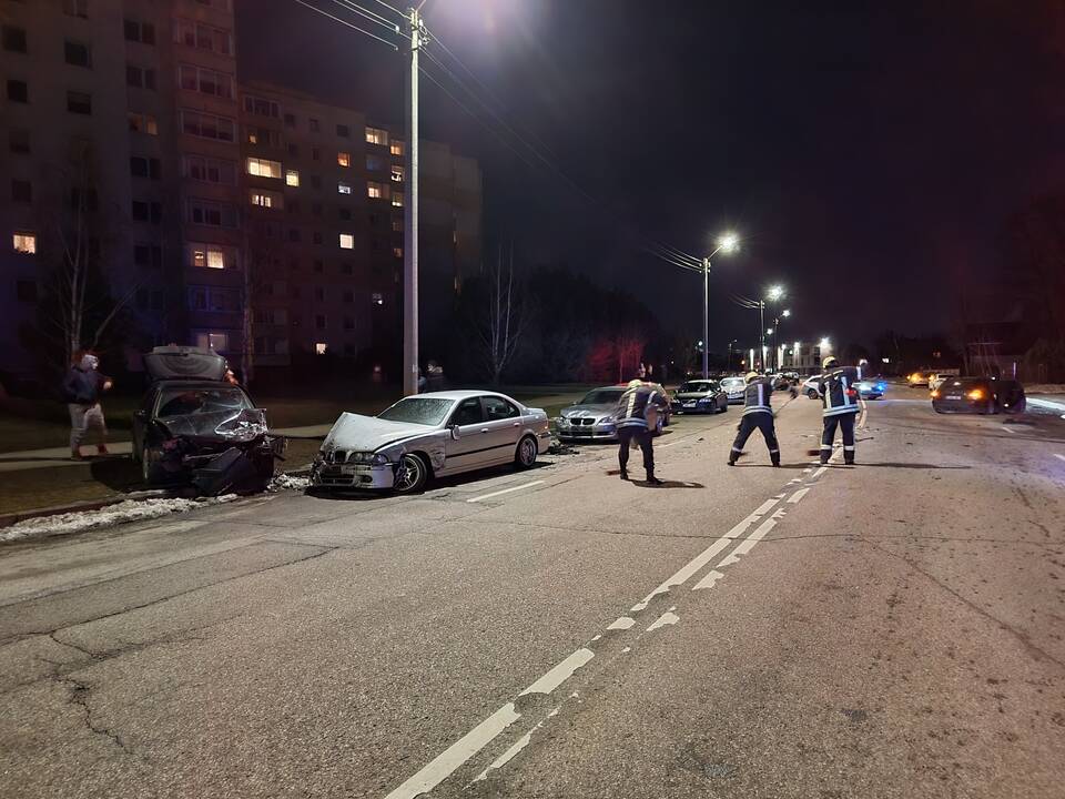 Stipri avarija Baltijos gatvėje