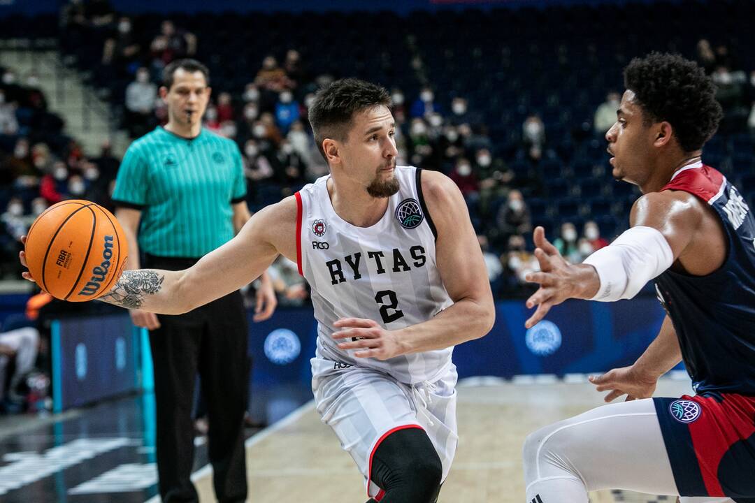 FIBA Čempionų lyga: „Rytas“ – Strasbūro IG 71:76