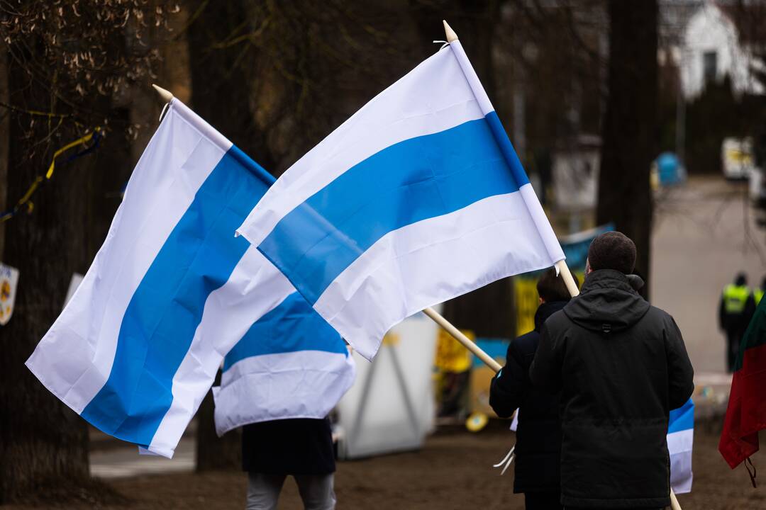 Rusijos opozicionierių mitingas Vilniuje