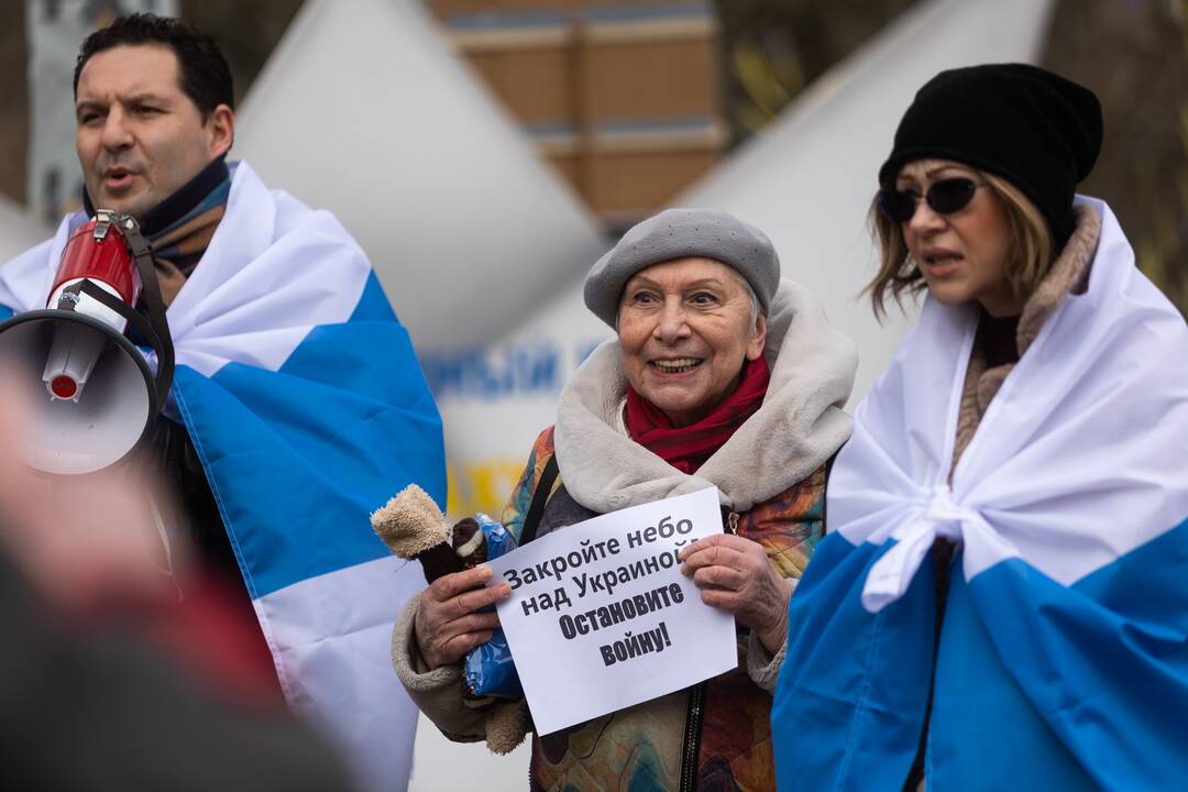 Rusijos opozicionierių mitingas Vilniuje