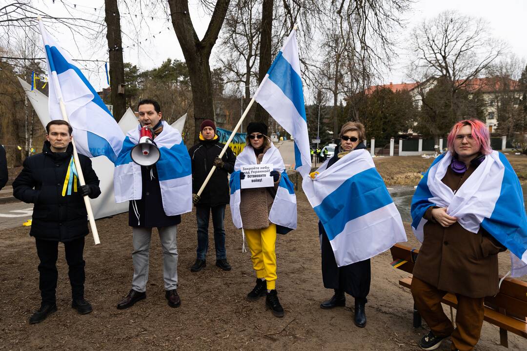 Rusijos opozicionierių mitingas Vilniuje