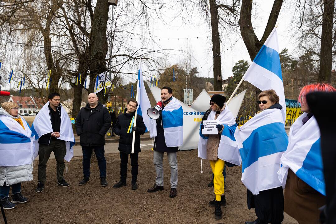 Rusijos opozicionierių mitingas Vilniuje