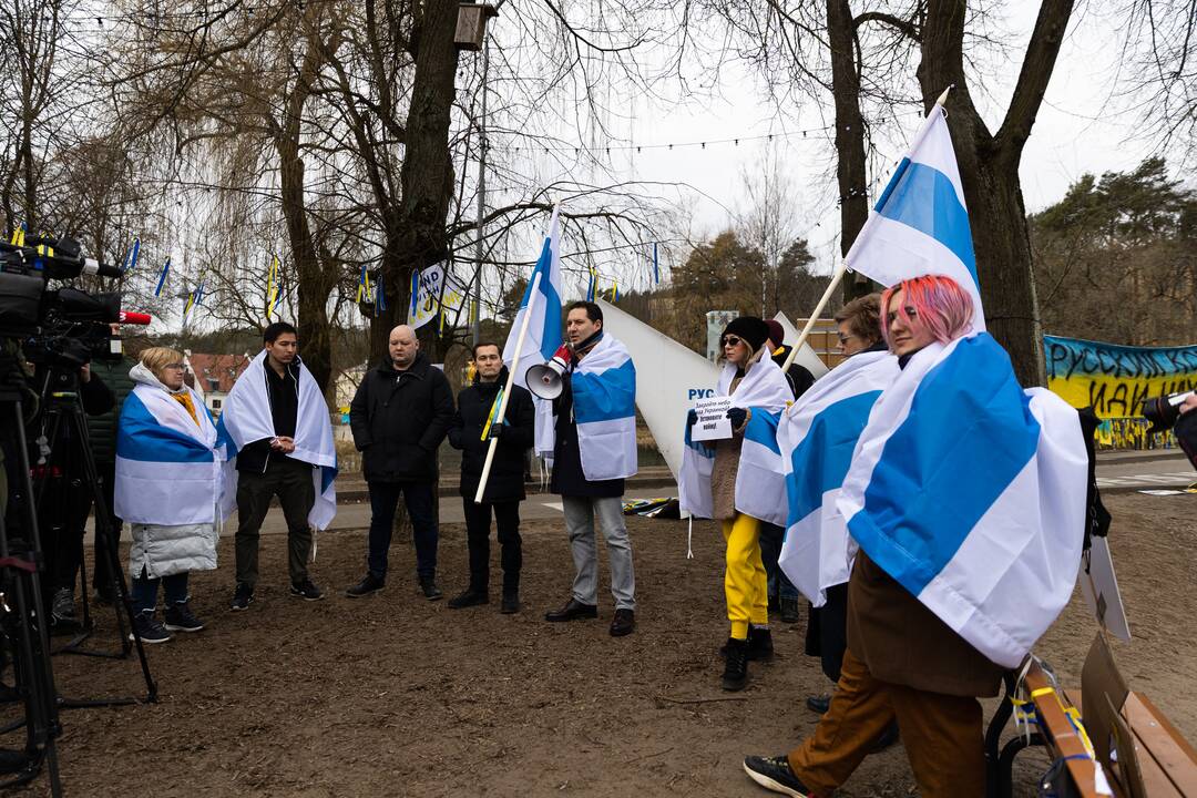 Rusijos opozicionierių mitingas Vilniuje