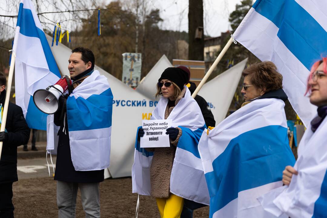 Rusijos opozicionierių mitingas Vilniuje