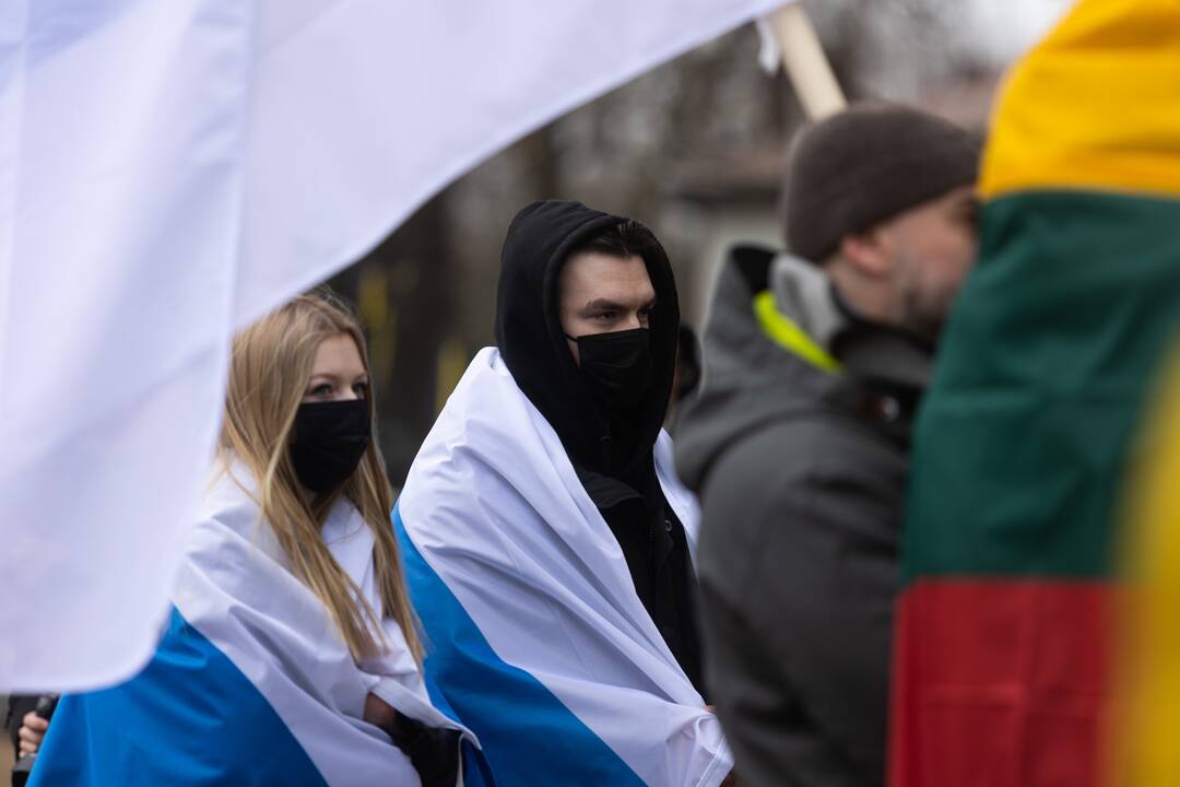 Rusijos opozicionierių mitingas Vilniuje