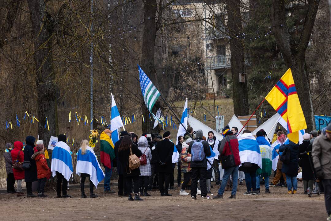 Rusijos opozicionierių mitingas Vilniuje