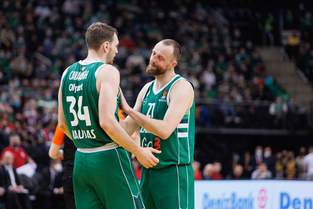 Eurolyga: Kauno „Žalgiris“ – Pirėjo „Olympiakos“ 73:84