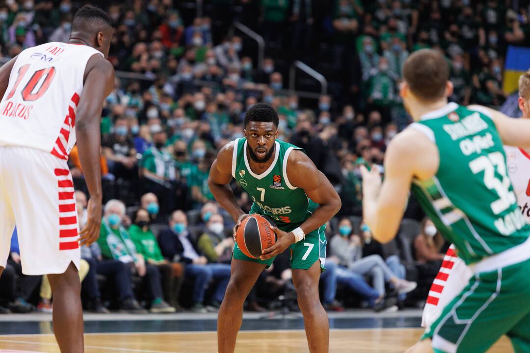 Eurolyga: Kauno „Žalgiris“ – Pirėjo „Olympiakos“ 73:84