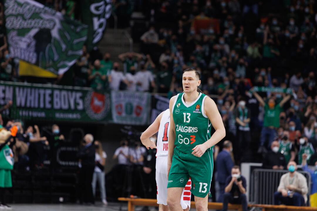 Eurolyga: Kauno „Žalgiris“ – Pirėjo „Olympiakos“ 73:84