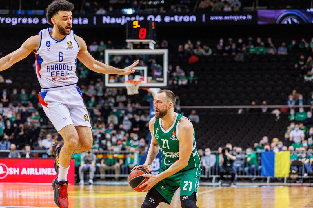 Eurolyga: Kauno „Žalgiris“ – Stambulo „Anadolu Efes“