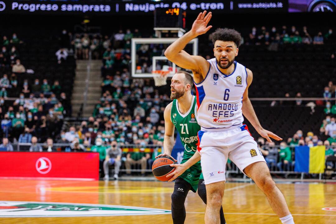 Eurolyga: Kauno „Žalgiris“ – Stambulo „Anadolu Efes“