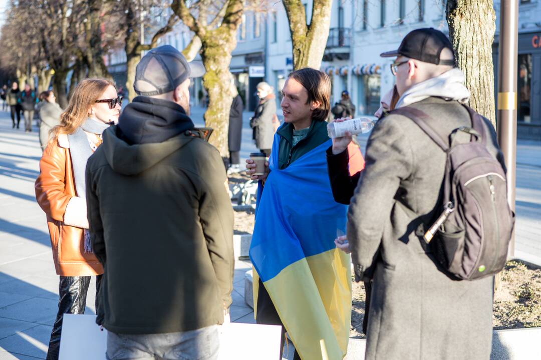 Protestas prieš Kauno miesto mero V. Matijošaičio šeimos verslo interesus Rusijoje