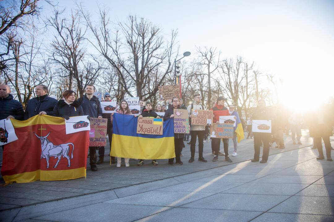 Protestas prieš Kauno miesto mero V. Matijošaičio šeimos verslo interesus Rusijoje