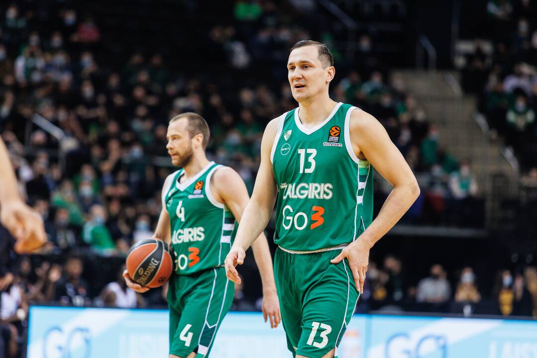 Eurolyga: Kauno „Žalgiris“ – Vilerbano ASVEL