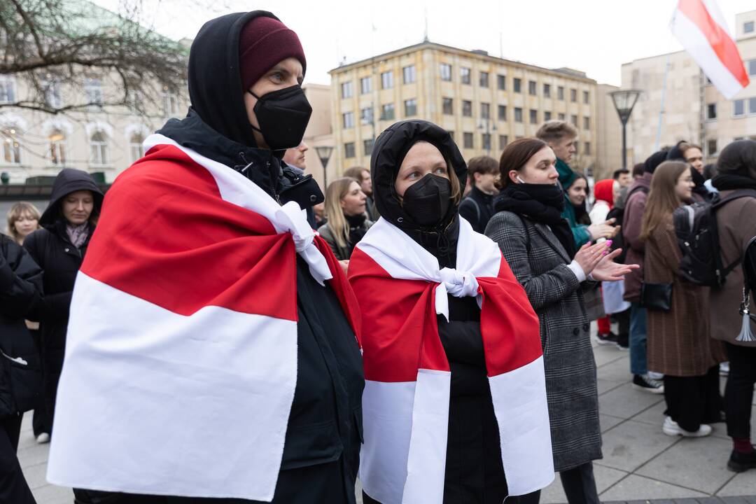 Prie Vyriausybės – mitingas palaikyti Ukrainą