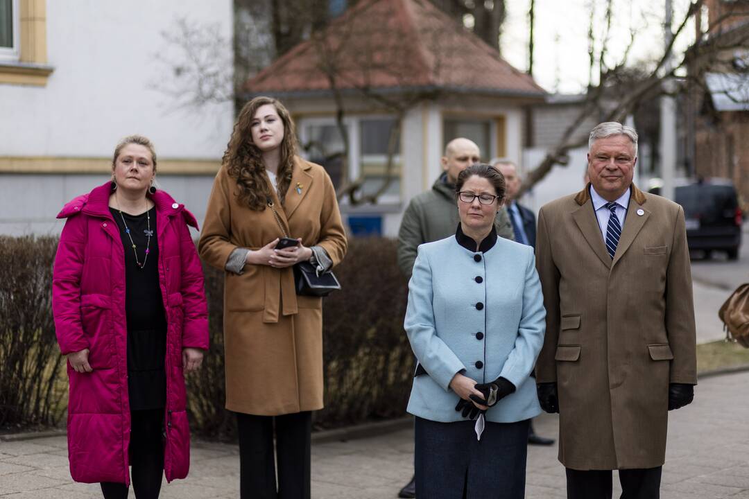 Protestas prie Vokietijos ambasados Vilniuje