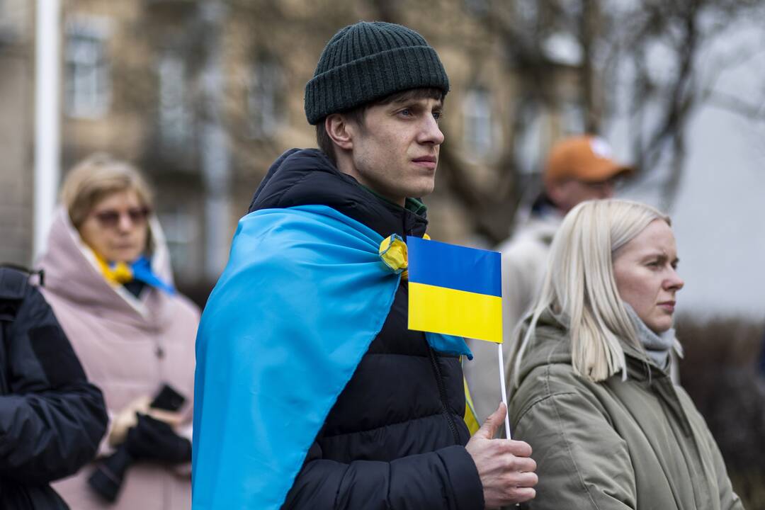 Protestas prie Vokietijos ambasados Vilniuje