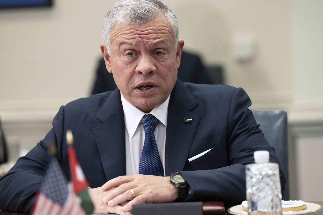 Jordanijos karalius Abdullah II 