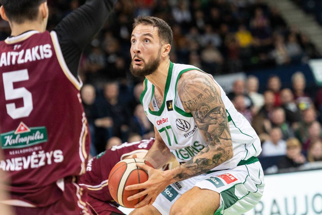 LKL pusfinalis: Panevėžio „Lietkabelis“ – Kauno „Žalgiris“ 79:55