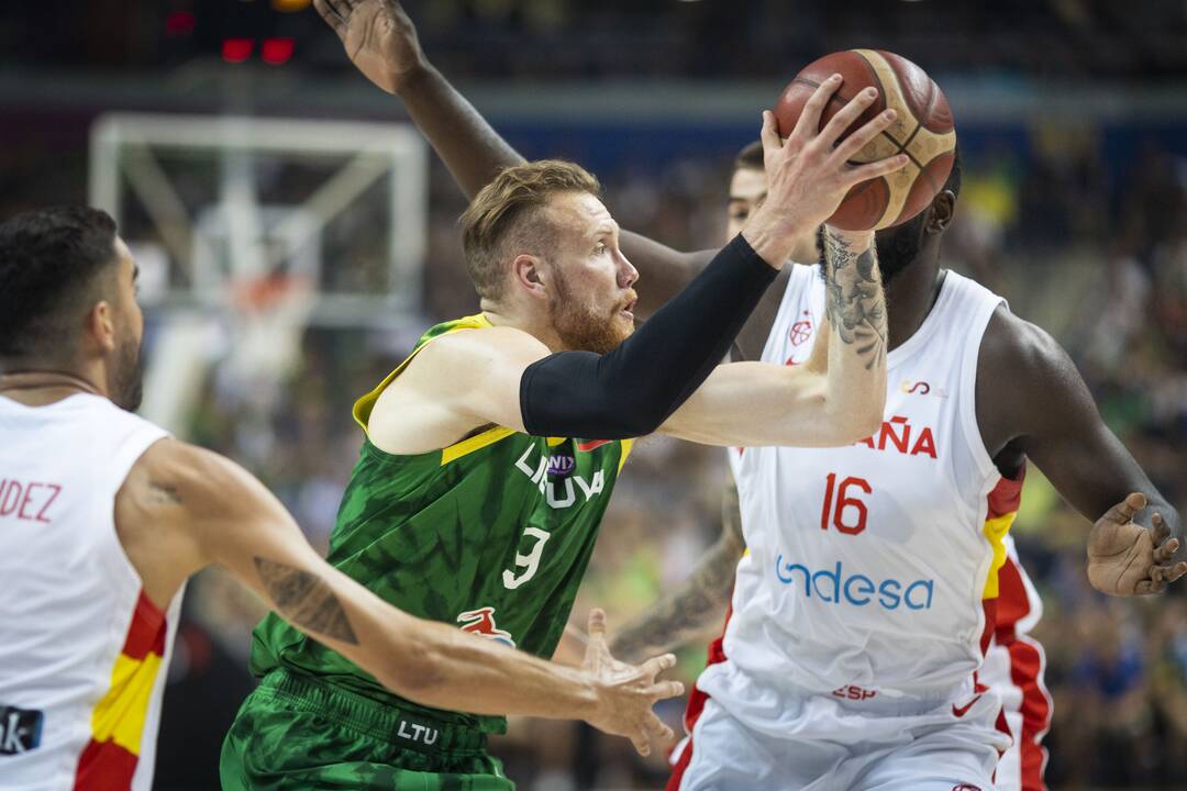 Kontrolinės krepšinio rungtynės: Lietuva – Ispanija 78:76