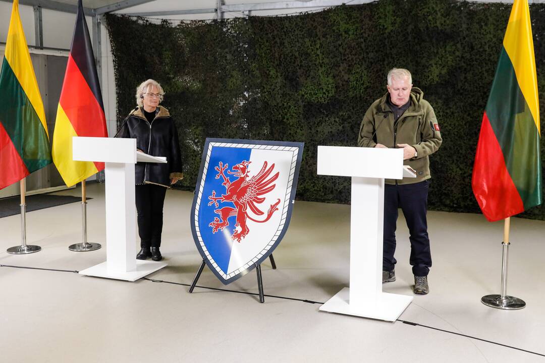 Lietuvai priskirtos Vokietijos brigados štabo inauguracija