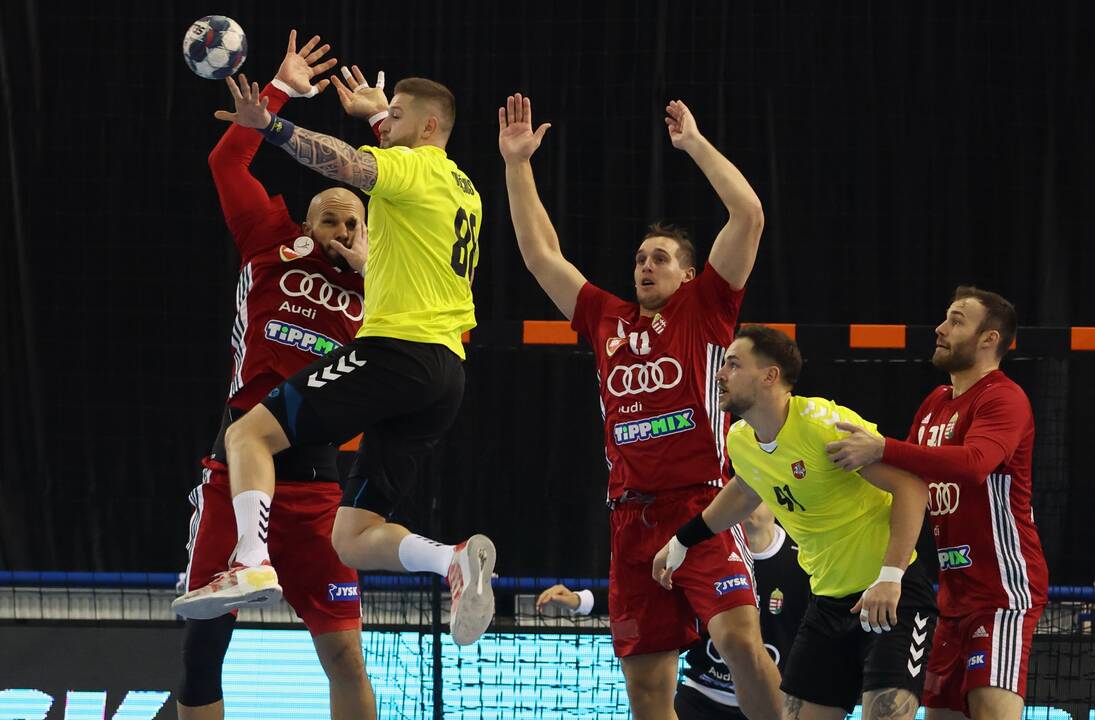 Europos vyrų rankinio čempionato atranka: Vengrija – Lietuva 36:23