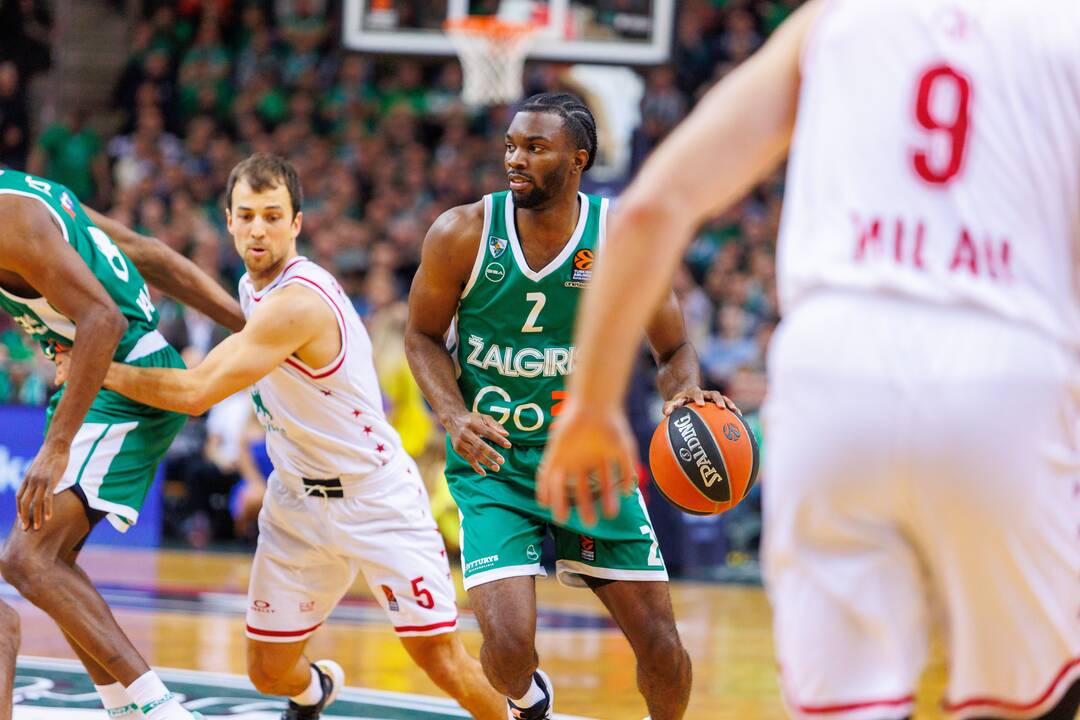 Eurolyga: Kauno „Žalgiris“ – Milano „EA7 Emporio Armani“ 71:62