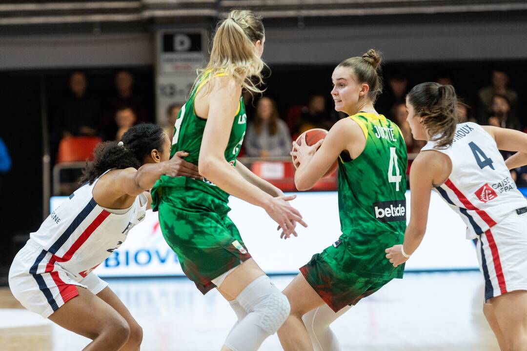 Europos moterų krepšinio čempionato atranka: Lietuva – Prancūzija 75:83