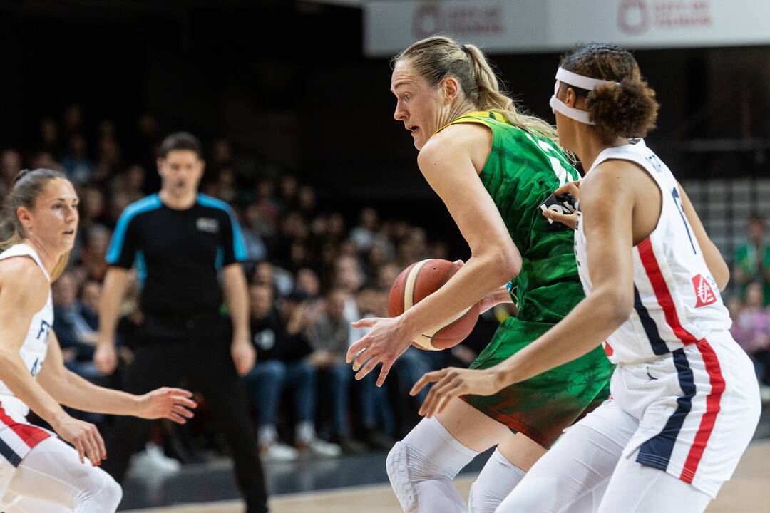 Europos moterų krepšinio čempionato atranka: Lietuva – Prancūzija 75:83