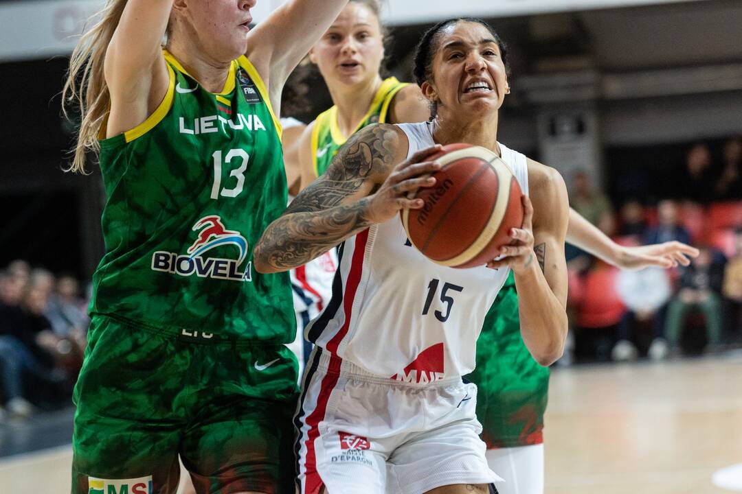 Europos moterų krepšinio čempionato atranka: Lietuva – Prancūzija 75:83