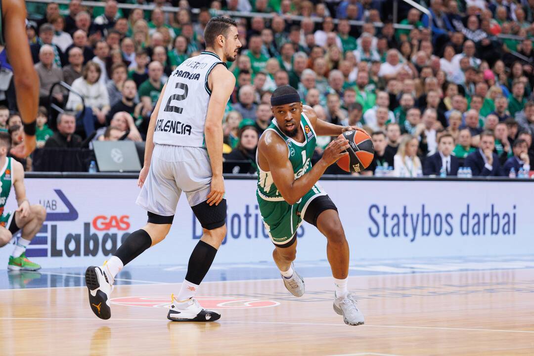 Eurolyga: Kauno „Žalgiris“ – Valensijos „Basket“ 95:74