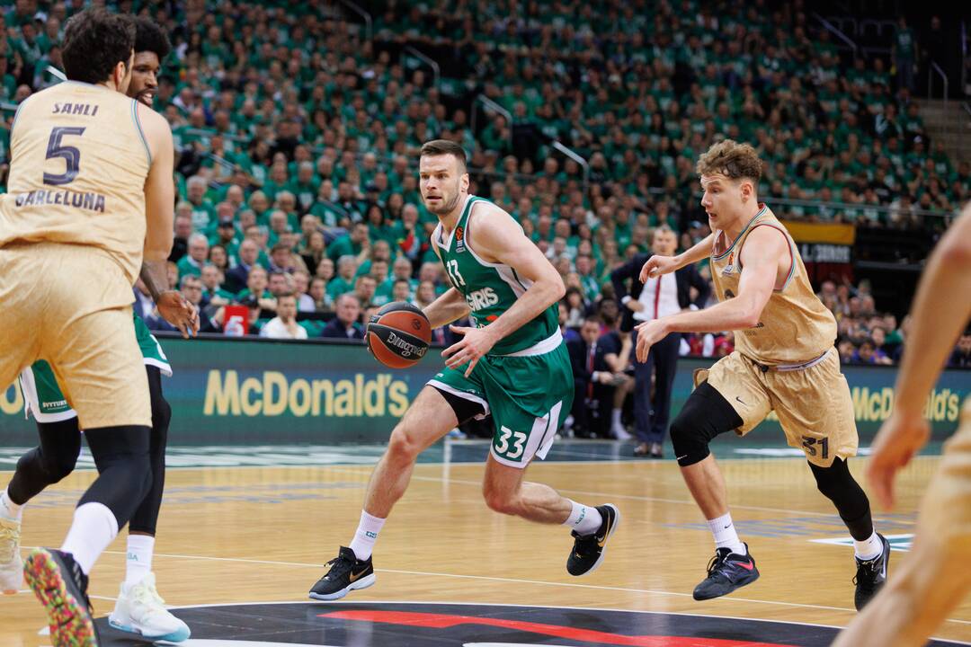 Eurolygos ketvirtfinalis:  „Žalgiris“ – „Barcelona“ 66:77