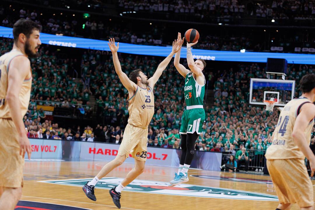 Eurolygos ketvirtfinalis:  „Žalgiris“ – „Barcelona“ 66:77